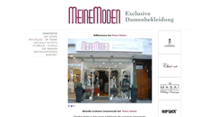 Desktop Screenshot of meinemoden.com